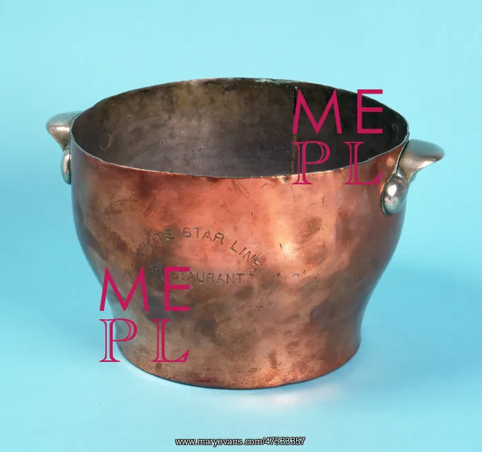 : Titanic copperware : Titanic copperware