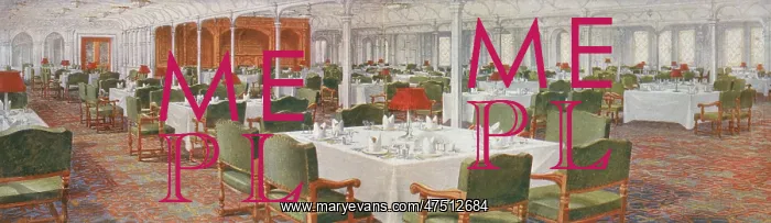 : TITANIC DINING SALOON : TITANIC DINING SALOON