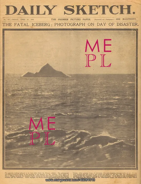 : Titanic disaster -- the fatal iceberg : Titanic disaster -- the fatal iceberg