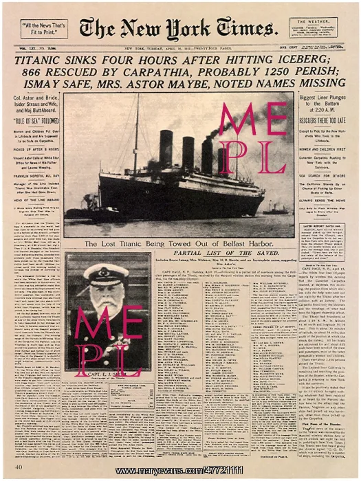  : Titanic Headlines