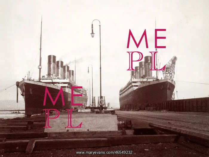 : Titanic and Olympic - Harland & Wolff, Belfast : Titanic and Olympic - Harland & Wolff, Belfast
