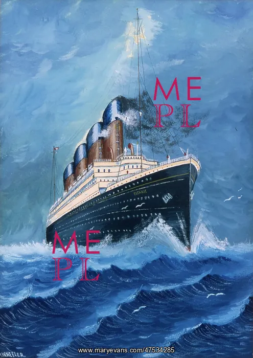 : Titanic painting : Titanic painting