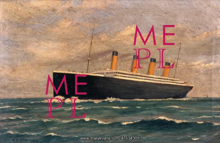 : Titanic painting : Titanic painting