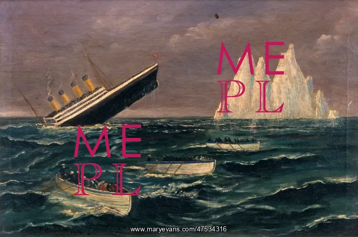 : Titanic painting : Titanic painting