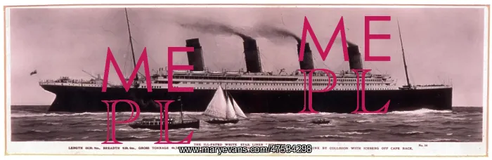 : Titanic panoramic image : Titanic panoramic image