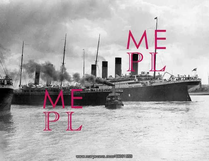 : Titanic runs on its maiden voyage : Titanic runs on its maiden voyage