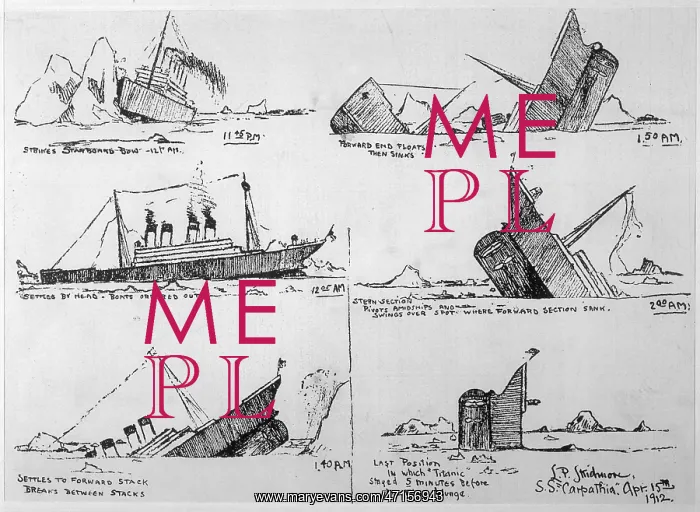 : TITANIC SINKING SEQUENCE : TITANIC SINKING SEQUENCE