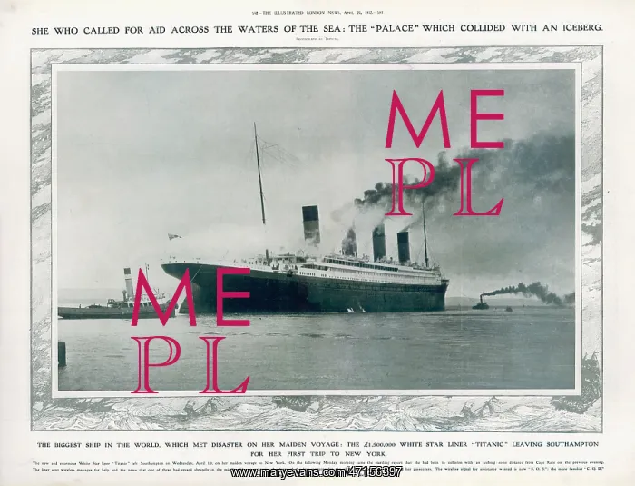 : TITANIC IN SOUTHAMPTON : TITANIC IN SOUTHAMPTON