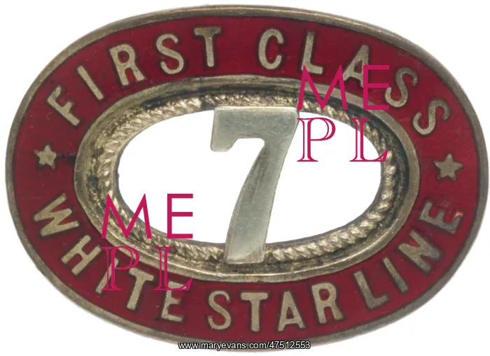 : Titanic steward's brooch : Titanic steward's brooch