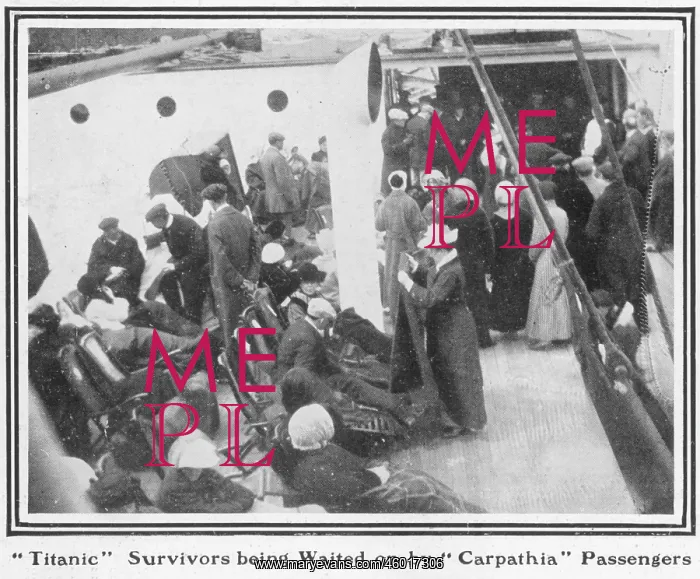 : The Titanic survivors on the Carpathia : The Titanic survivors on the Carpathia