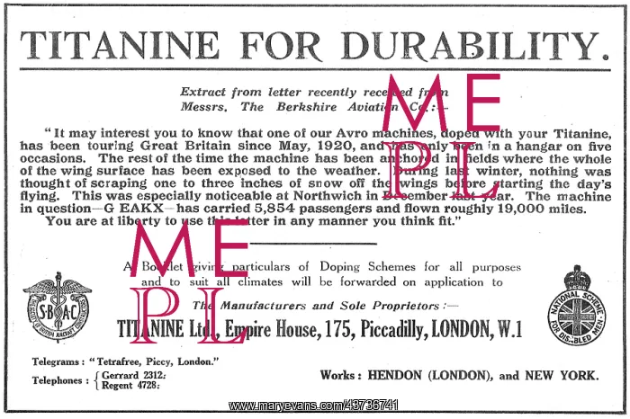 : Titanine Aeroplane Dope For Durability : Titanine Aeroplane Dope For Durability