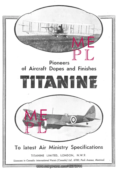: Titanine Aircraft Dopes & Finishes : Titanine Aircraft Dopes & Finishes