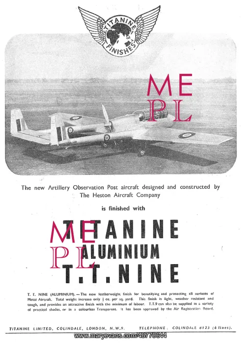 : Titanine Aircraft Finishes : Titanine Aircraft Finishes