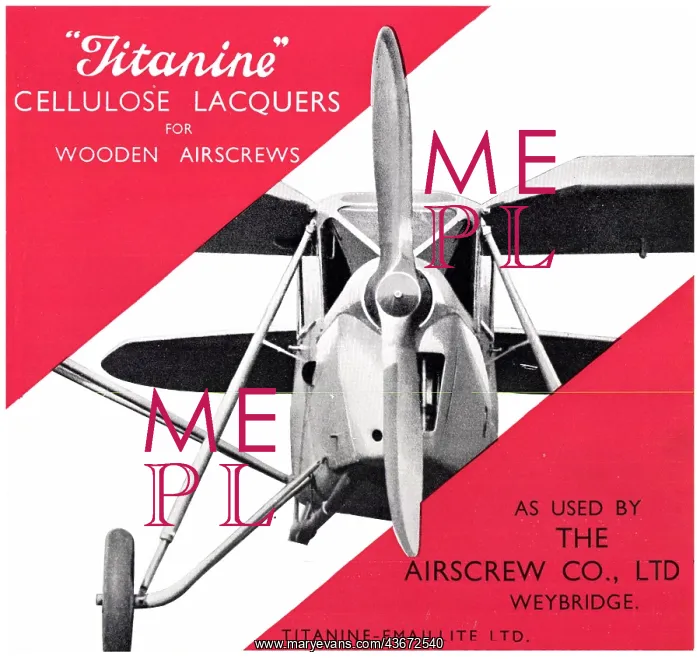  : Titanine Paints & Dopes