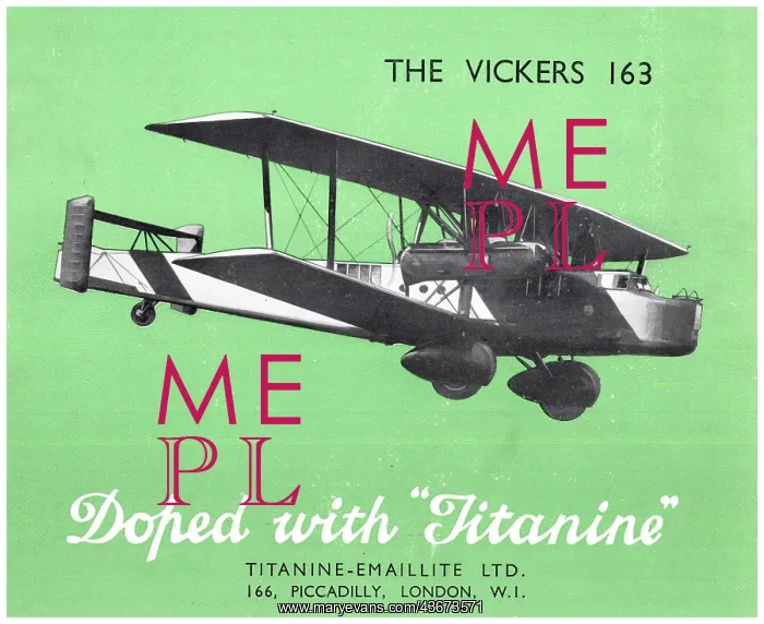  : Titanine Paints & Dopes