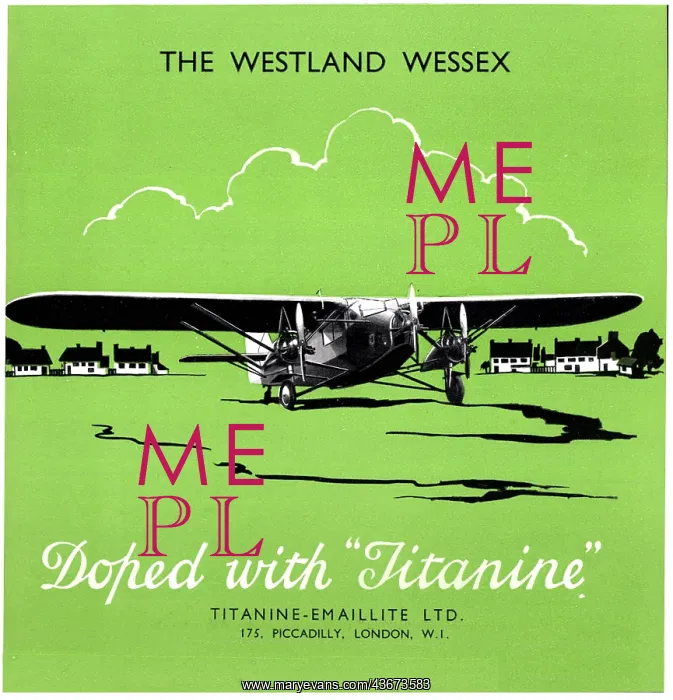  : Titanine Paints & Dopes