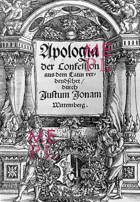 : Title of the Apologie der Confessio Augustana : Title of the Apologie der Confessio Augustana
