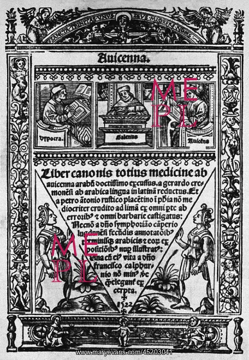 : Title page of Avicenna's, LIBER CANONIS ? : Title page of Avicenna's, LIBER CANONIS ?