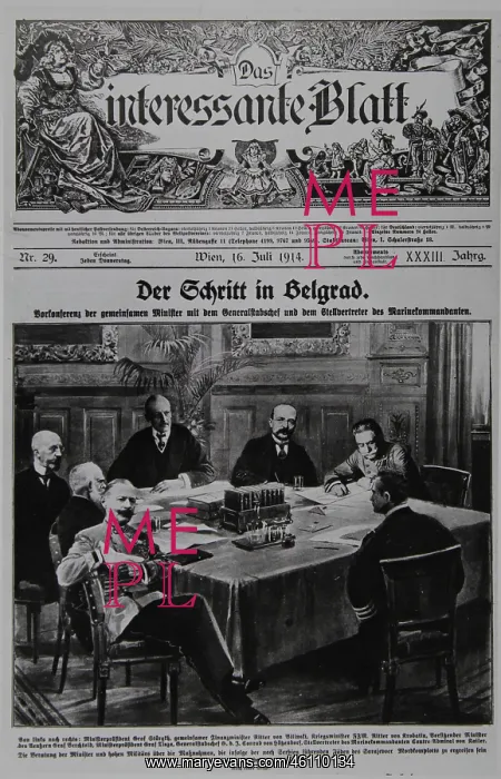 : Title Page of 'das interessante Blatt' : Title Page of 'das interessante Blatt'