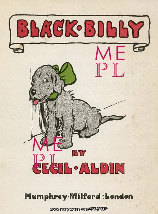 : Title page design by Cecil Aldin, Black Billy : Title page design by Cecil Aldin, Black Billy