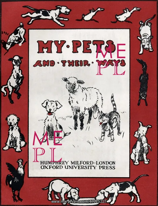 : Title page design by Cecil Aldin, My Pets and Their Ways