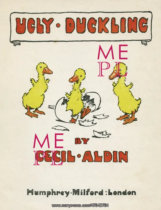  : Title page design by Cecil Aldin, Ugly Duckling