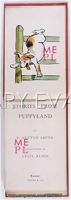 : Title page and frontispiece, Stories from Puppyland : Title page and frontispiece, Stories from Puppyland