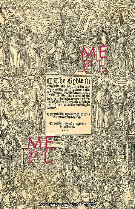 : Title page of The Great Bible also known as : Title page of The Great Bible also known as