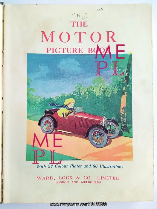 : Title page, The Motor Picture Book : Title page, The Motor Picture Book