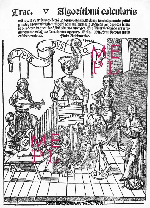 : Title page of a music book, 1517 : Title page of a music book, 1517