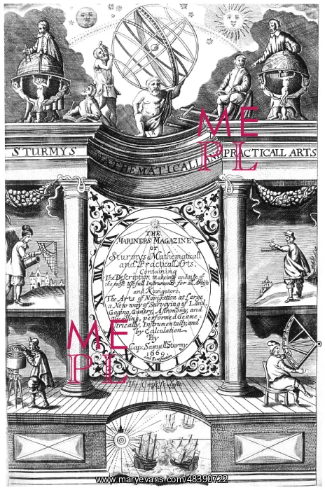 : Title page of Samuel Sturmy Mariners Magazine : Title page of Samuel Sturmy Mariners Magazine