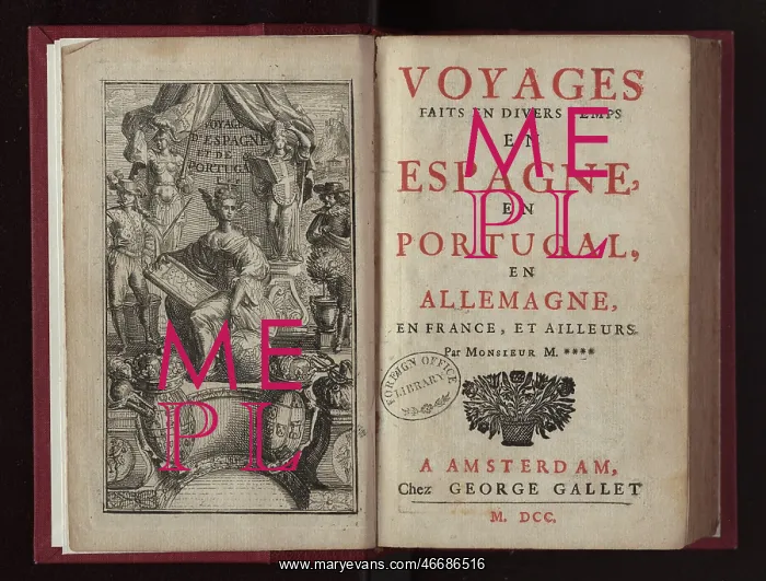 : Title page of a travel book : Title page of a travel book