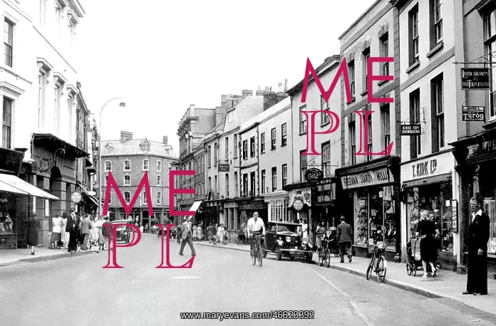  : Tiverton, Fore Street c1950
