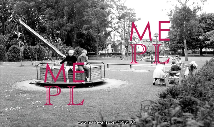  : Tiverton, the Playground c1960