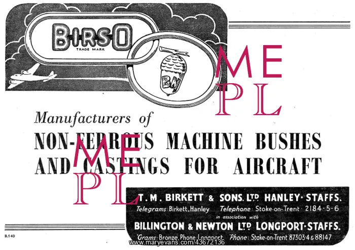 : T.M.Birkett Birso Non-Ferrous Castings : T.M.Birkett Birso Non-Ferrous Castings