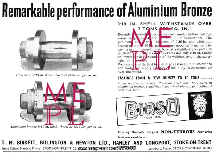 : T.M.Birkett. Non-Ferrous Castings, Prototyping & Machining : T.M.Birkett. Non-Ferrous Castings, Prototyping & Machining