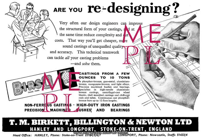 : T.M.Birkett. Non-Ferrous Castings, Prototyping & Machining : T.M.Birkett. Non-Ferrous Castings, Prototyping & Machining