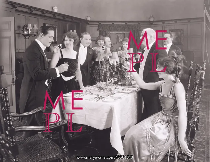 : Toasting the host of dinner party : Toasting the host of dinner party