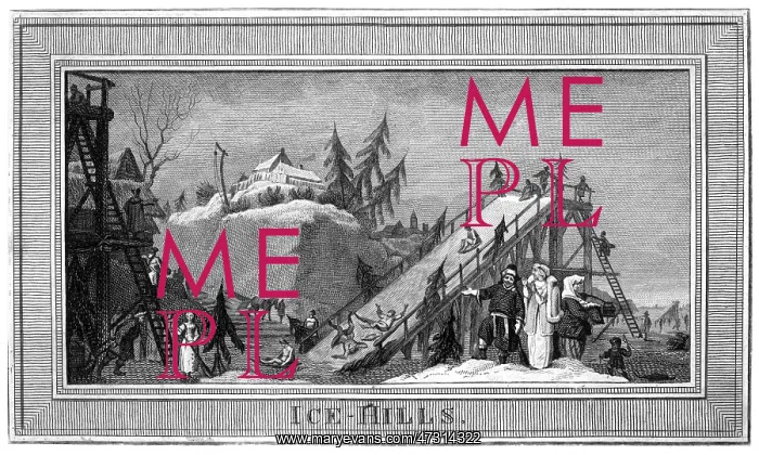 : TOBOGGANING, RUSSIA 1800 : TOBOGGANING, RUSSIA 1800