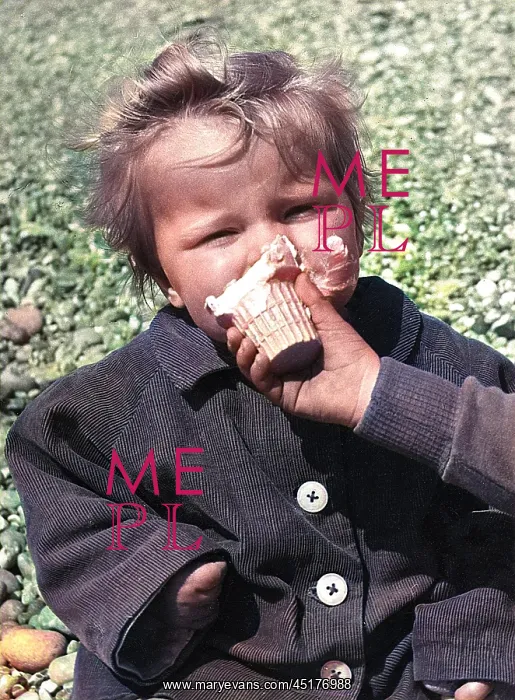  : Toddler with ice cream