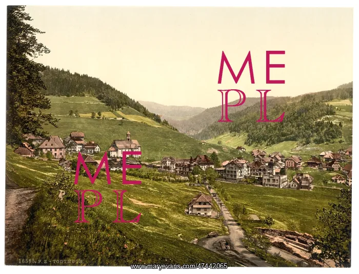  : Todtmoos, general view, Black Forest, Baden, Germany