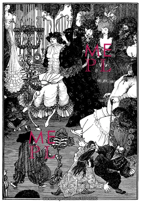 : The Toilet of Helen by Aubrey Beardsley : The Toilet of Helen by Aubrey Beardsley