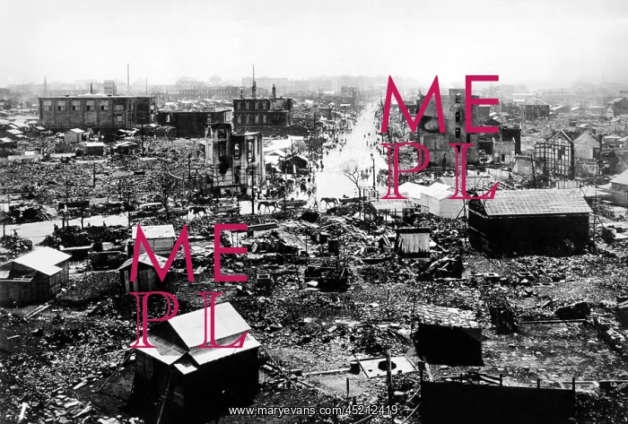 : Tokyo in ruins after the 1923 earthquake. ? : Tokyo in ruins after the 1923 earthquake. ?