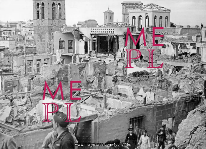 : Toledo destroyed by bombardment, 1936 : Toledo destroyed by bombardment, 1936