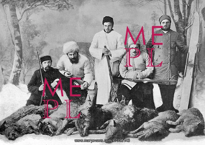 : TOLSTOY'S SONS HUNTING : TOLSTOY'S SONS HUNTING