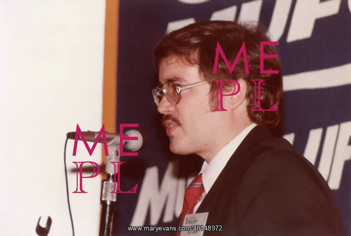  : Tom Adams. American researcher, photographed at a MUFON Conference