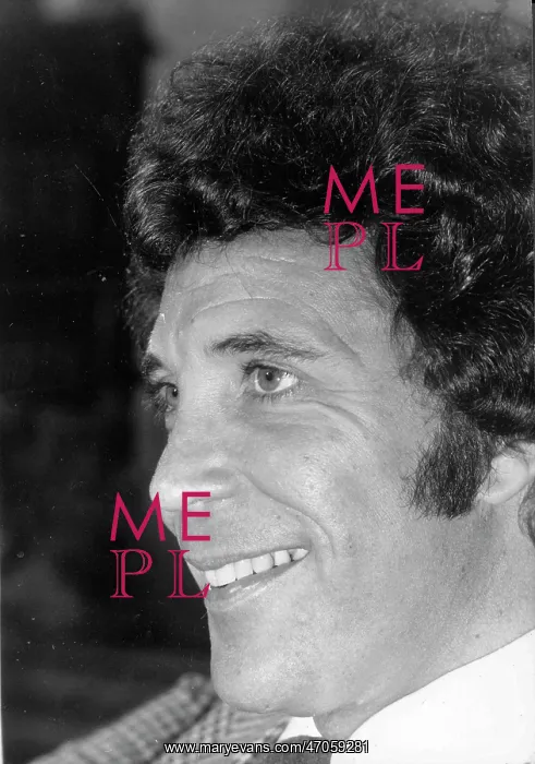: Tom Jones, Welsh singer, profile portrait : Tom Jones, Welsh singer, profile portrait