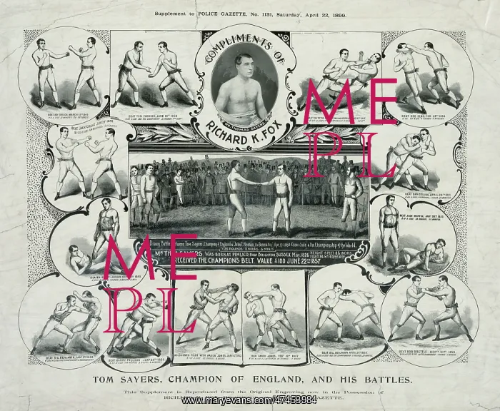  : Tom Sayers, champion of England, and his battles