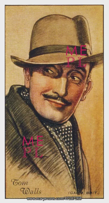 : TOM WALLS (1883 - 1949), English actor and director, later in character roles : TOM WALLS (1883 - 1949), English actor and director, later in character roles