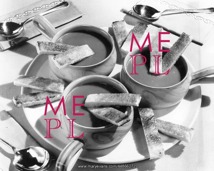 : TOMATO SOUP & TOAST : TOMATO SOUP & TOAST